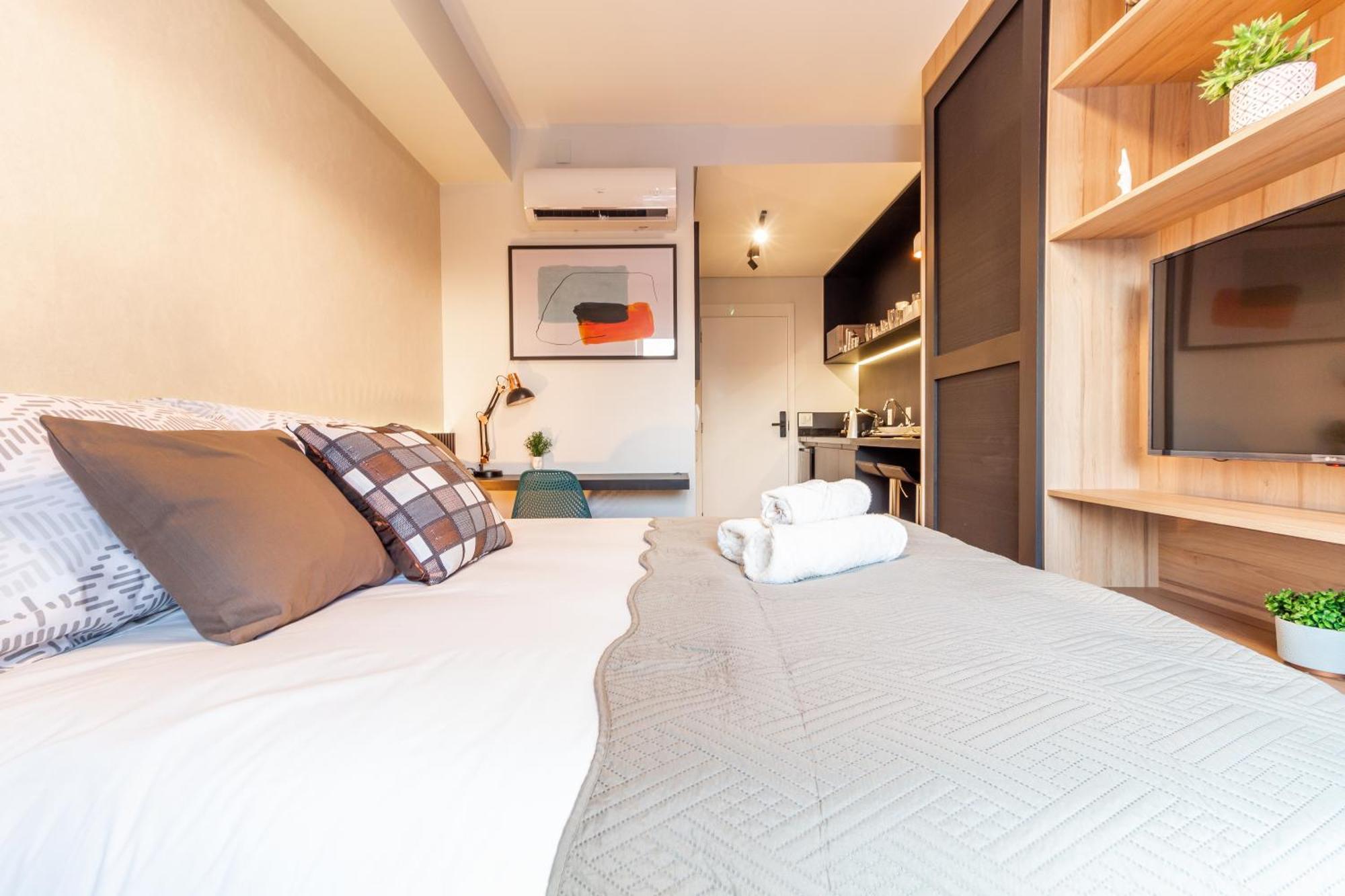 Studios No Melhor Ponto De Moema Garagem Lazer E Metro Perto Wifi Gratis เซาเปาโล ภายนอก รูปภาพ